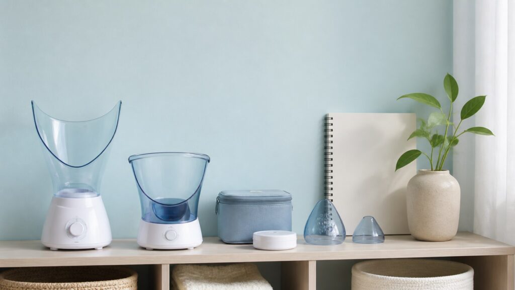 Unbranded steam inhalers products arranged for a careful buying comparison