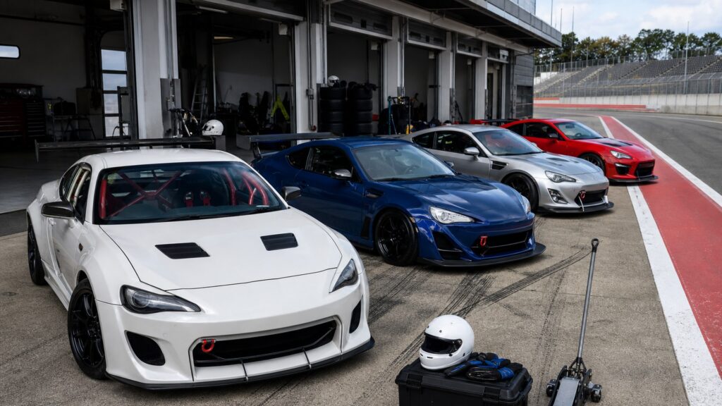 track cars shopping setup for overall selection with practical vehicle-focused details