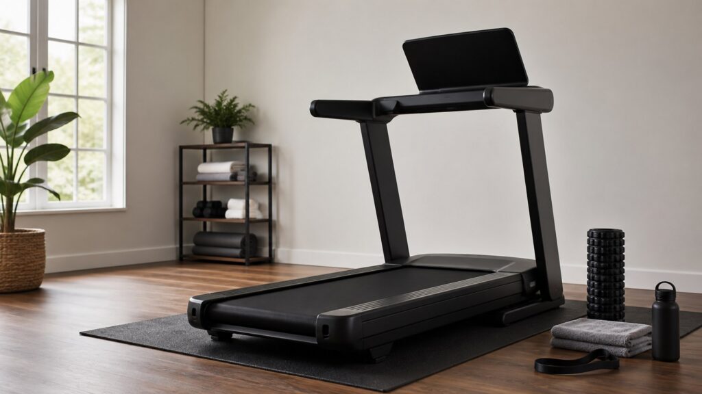 treadmills for low-impact training arranged in a practical buyer guide scene