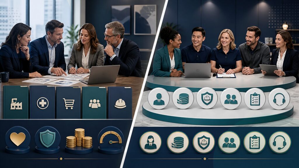 TriNet vs Paychex HR PEO business comparison image