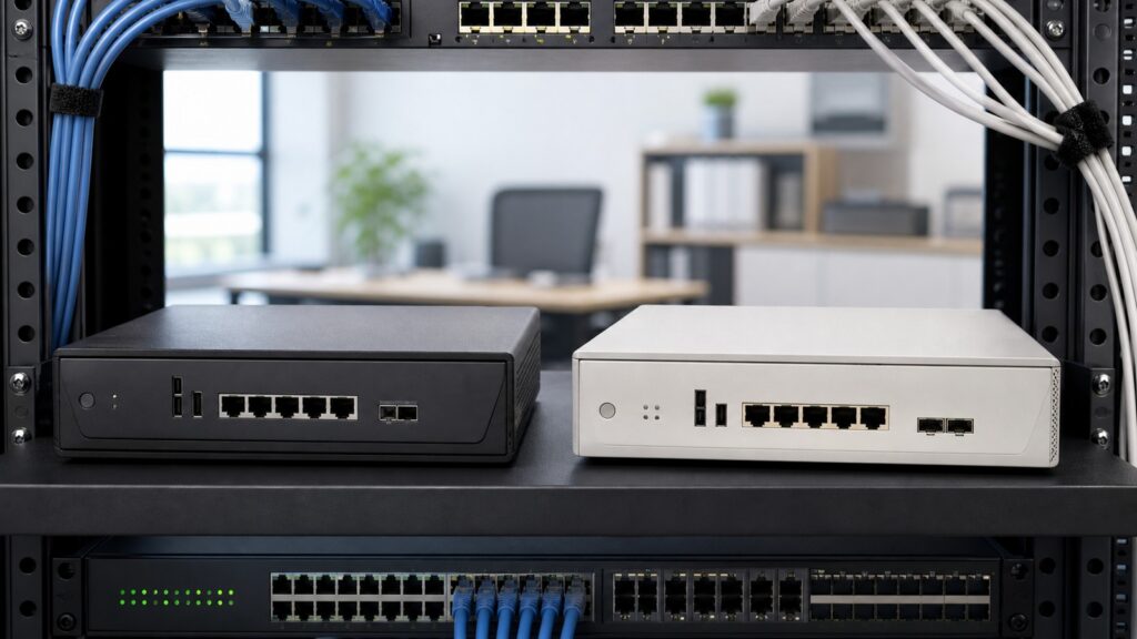 Ubiquiti Dream Machine Pro vs Netgate 6100 business comparison image