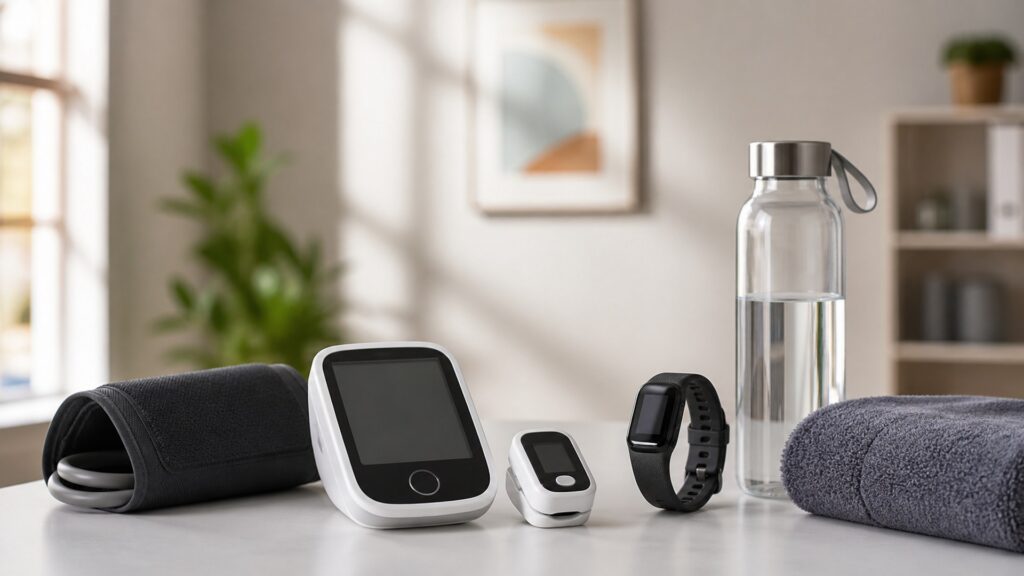 Unbranded vital sign monitors products arranged for a careful buying comparison