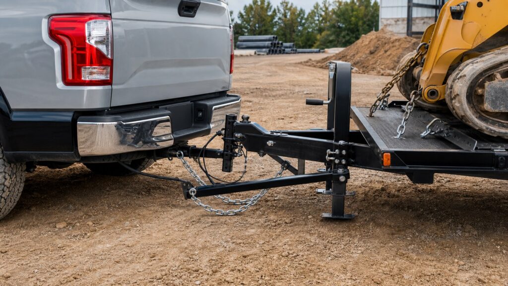 weight distribution hitches shopping setup for work truck hauling needs with practical vehicle-focused details