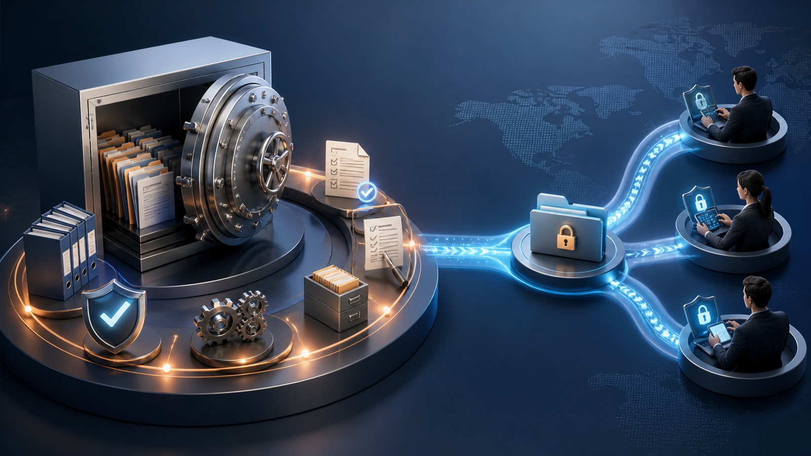 What Makes Enterprise Document Management Software Different from Secure File Sharing Platforms