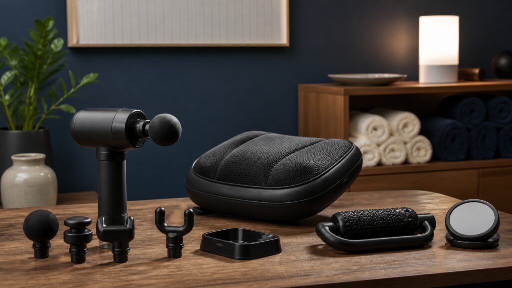 People-free editorial still life illustrating attachment motion versus thermal delivery