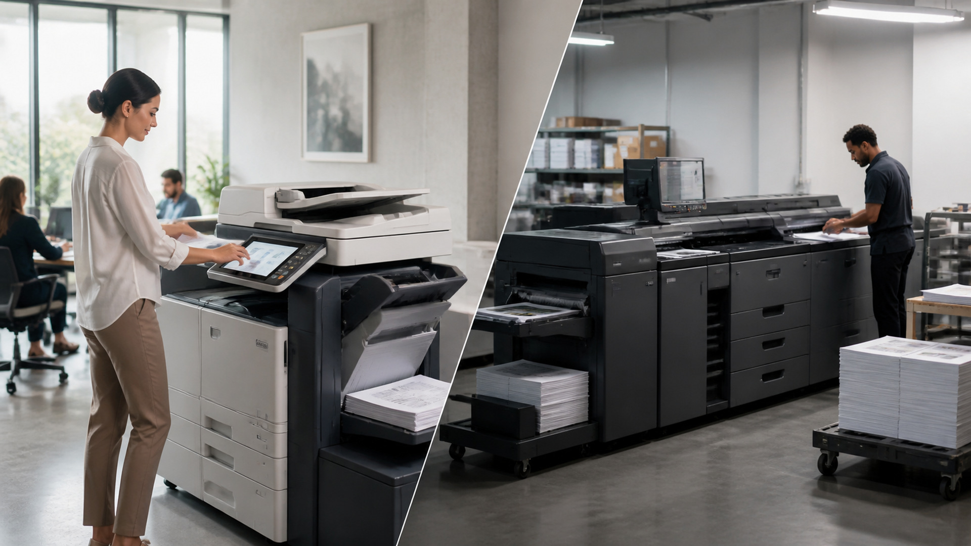What Makes Office Machines Different from Office Printers