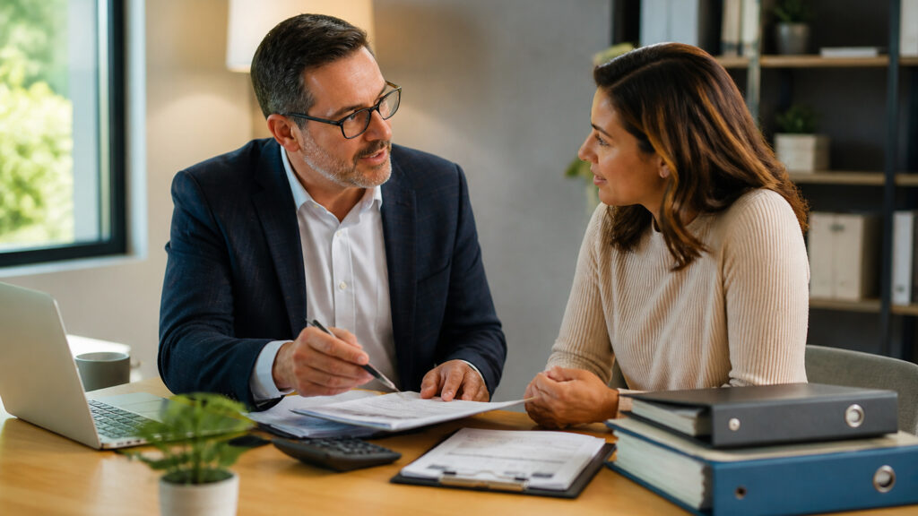 Editorial business scene illustrating small business accounting services and freelancer accounting software