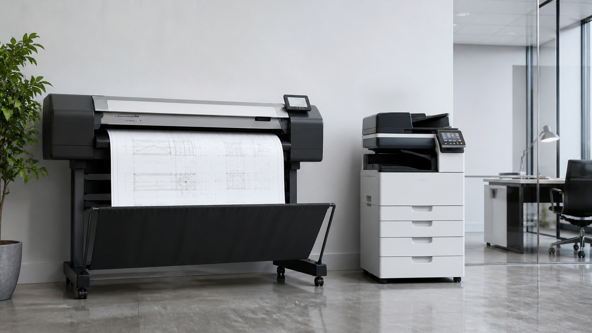What Makes Wide Format Office Printers Different from All-in-One Office Printers