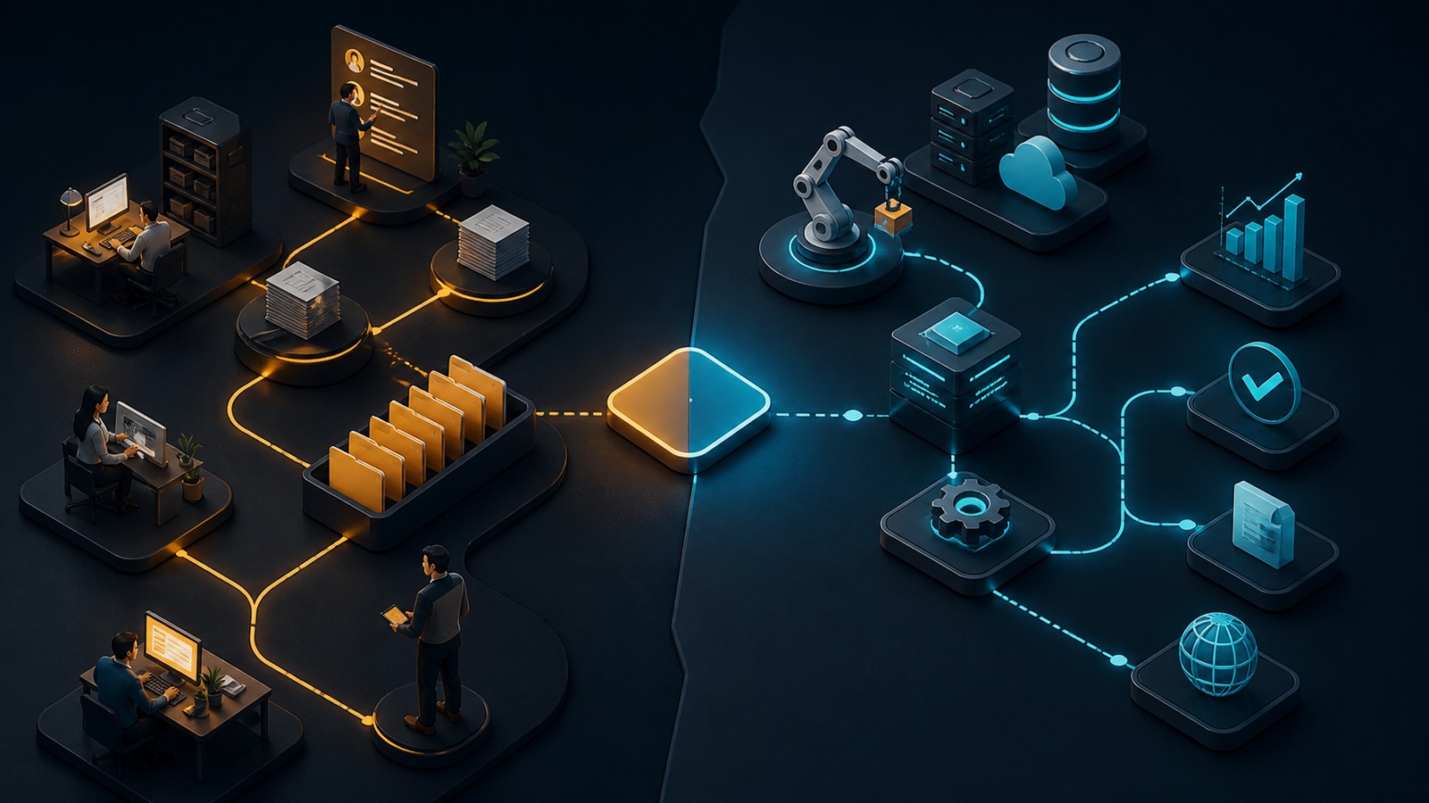 What Makes Workflow Management Systems Different from Business Process Automation Software