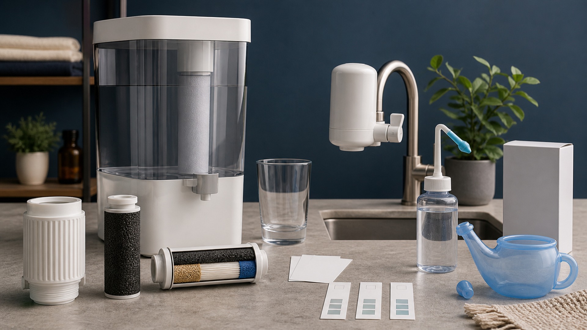 When to Use Countertop Water Filters Instead of Nasal Irrigation Devices