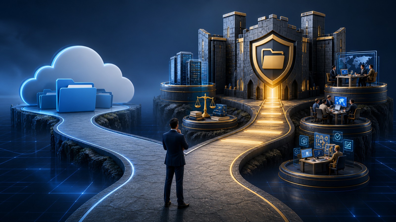 When to Use Enterprise Document Management Software Instead of Cloud Document Management Systems
