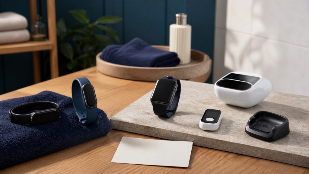 People-free editorial still life illustrating continuous behavior trend versus deliberate spot measurement