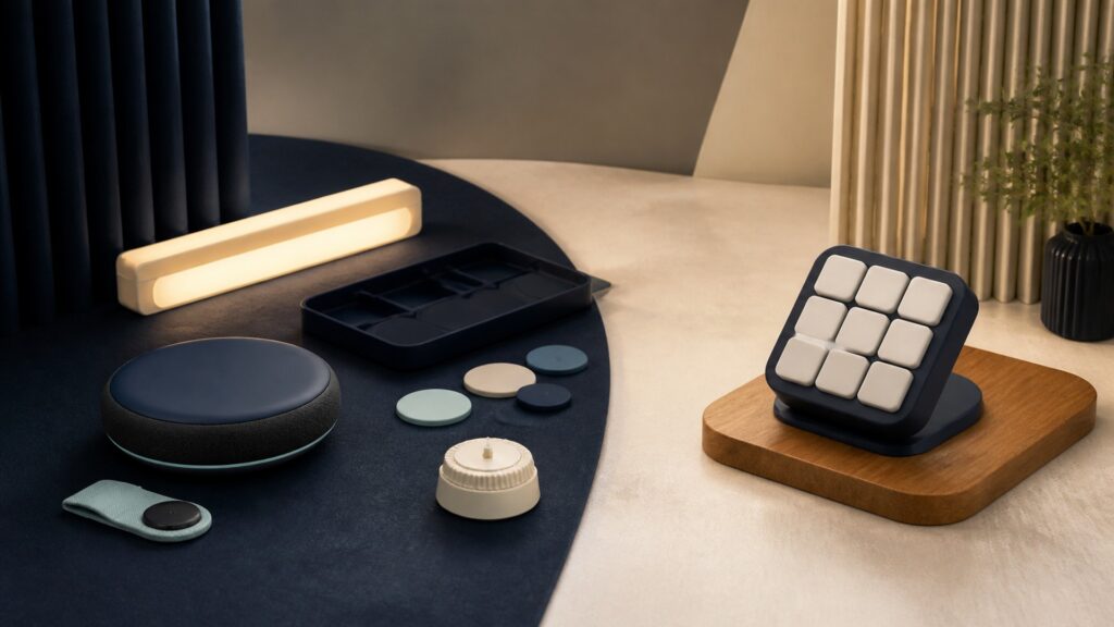 People-free editorial still life for When to Use Focus Training Devices Instead of Cognitive Training Devices