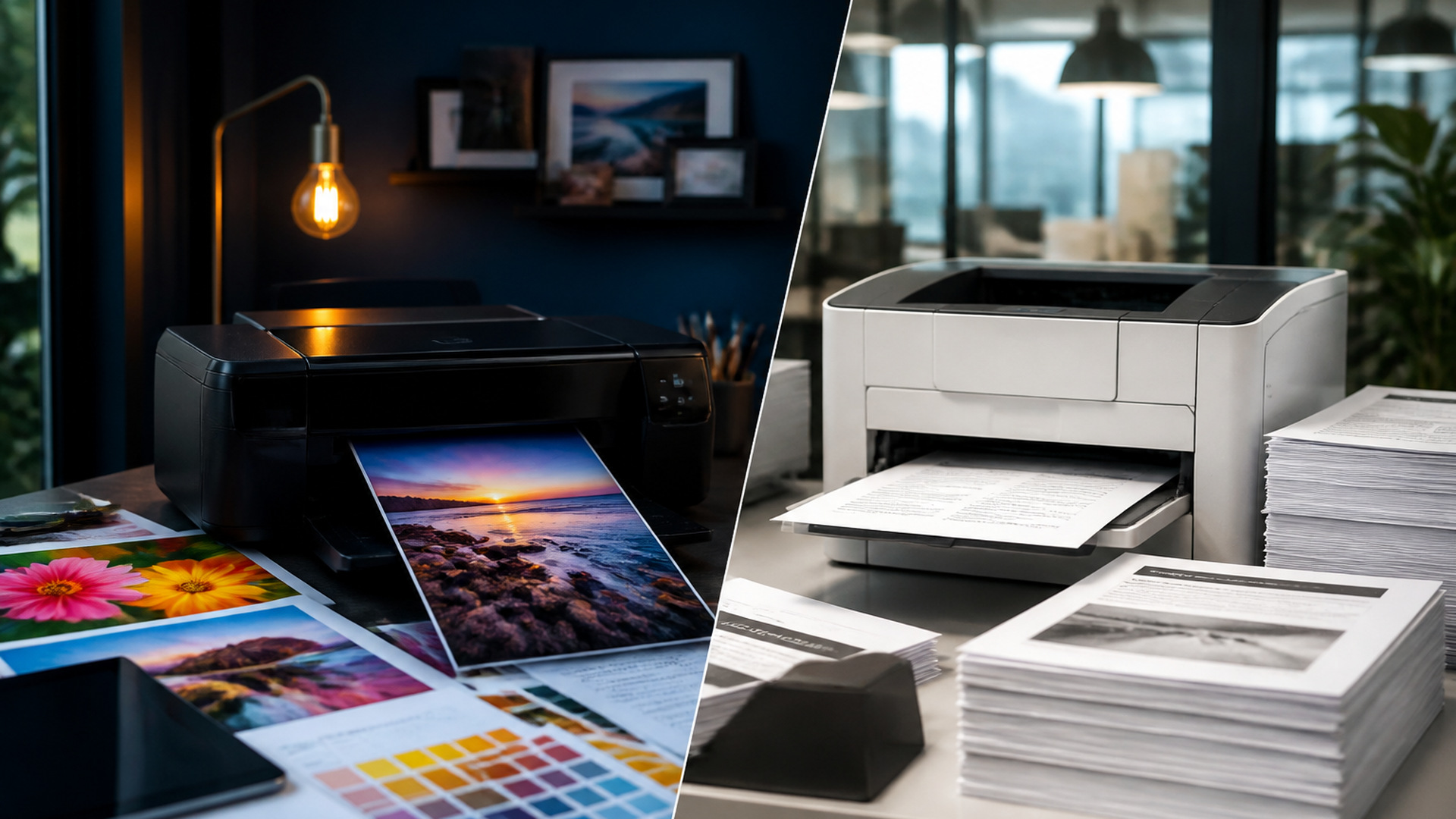 When to Use Inkjet Office Printers Instead of Laser Office Printers