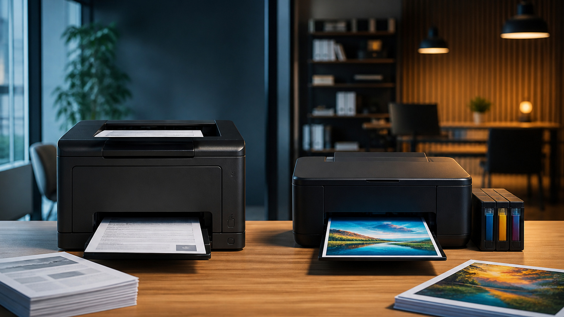 When to Use Laser Office Printers Instead of Inkjet Office Printers