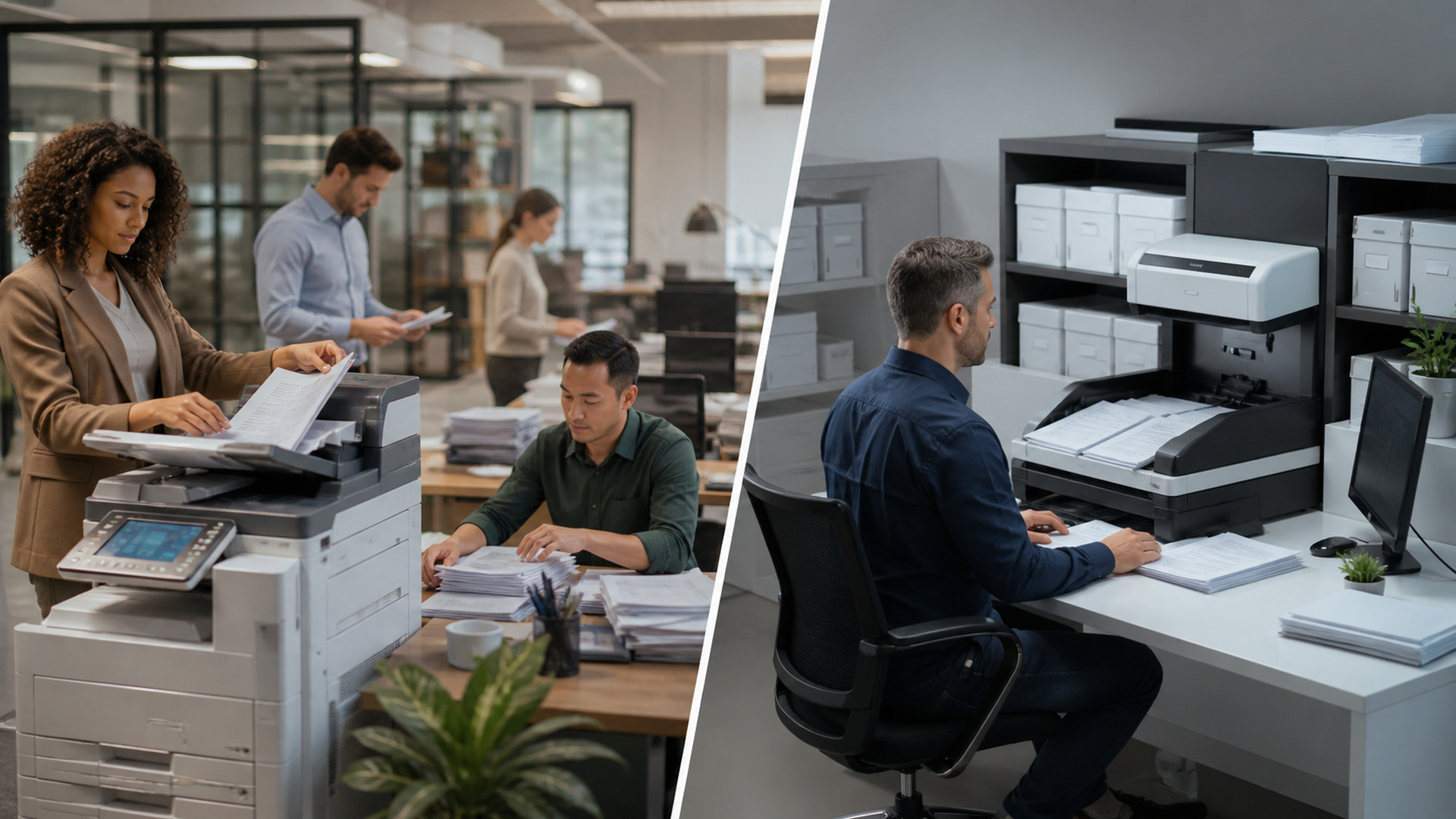 When to Use Office Machines Instead of Document Scanners
