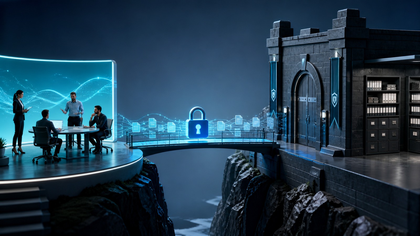 When to Use Secure File Sharing Platforms Instead of Enterprise Document Management Software