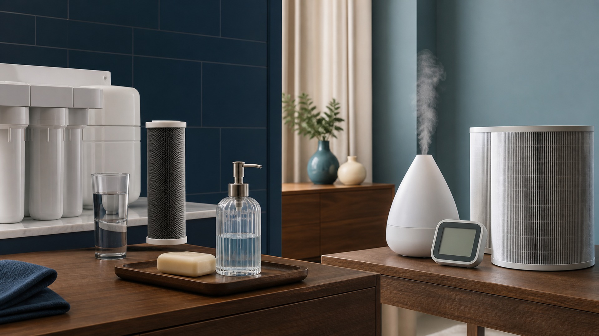 When to Use Water & Hygiene Health Devices Instead of Humidity & Allergen Control
