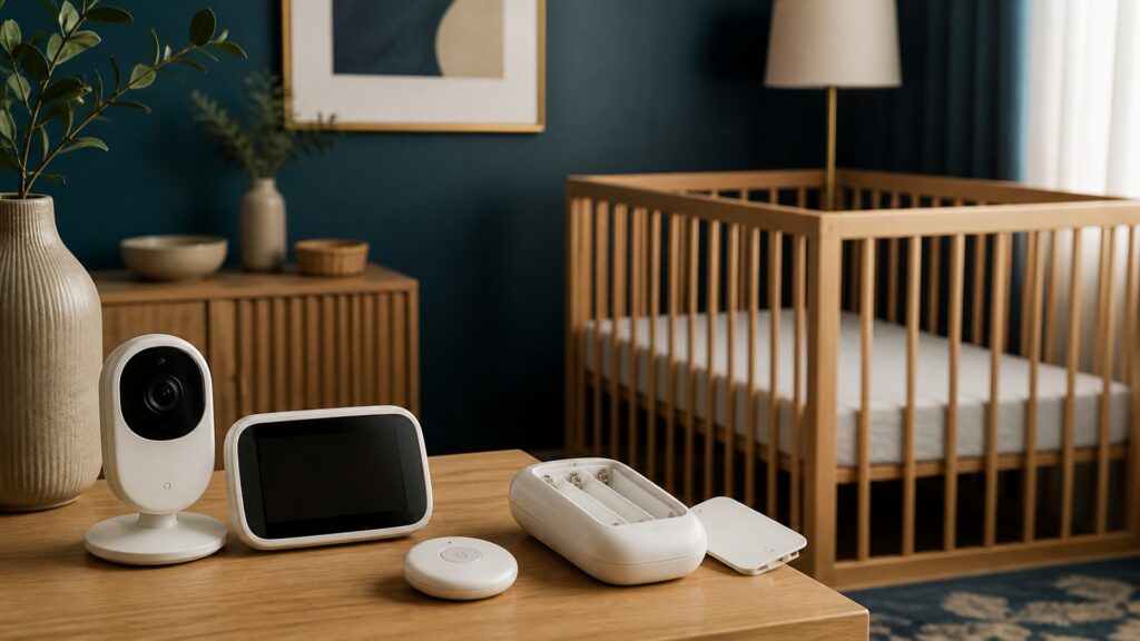 People-free editorial still life illustrating secure placement temperature and small-part safety