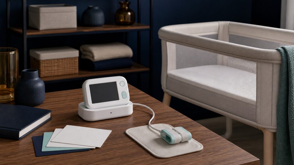 People-free editorial still life illustrating authorization intended use fit site perfusion motion signal quality saturation pulse trend threshold skin symptoms
