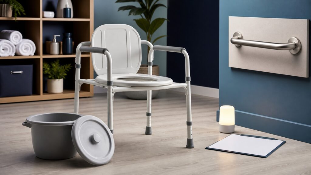 People-free editorial still life illustrating overcapacity loose fasteners uneven floor sliding tips trip hazards untrained lifting contamination and fall recurrence