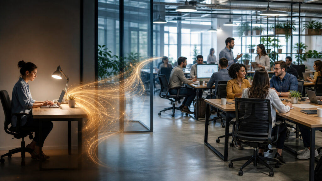 Editorial business scene illustrating business scalability