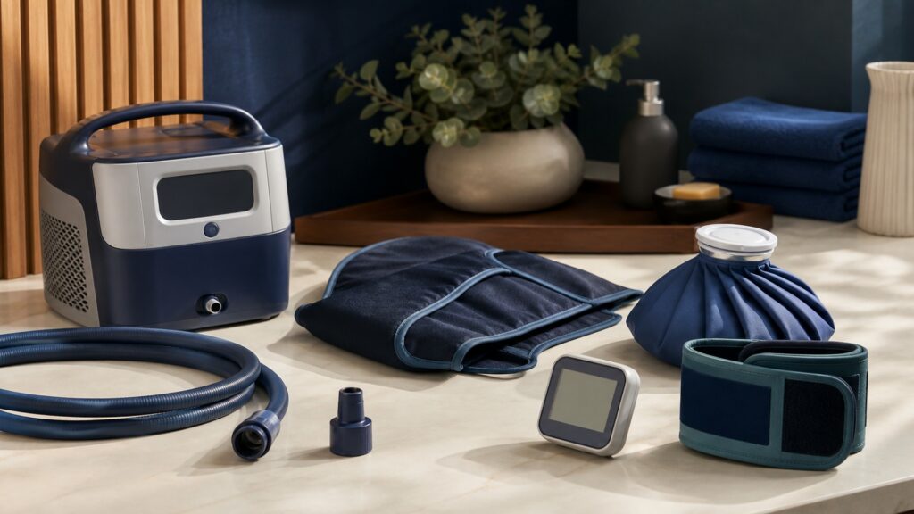 People-free editorial still life illustrating inspect prepare sleeve set time observe dry and rewarm cycle