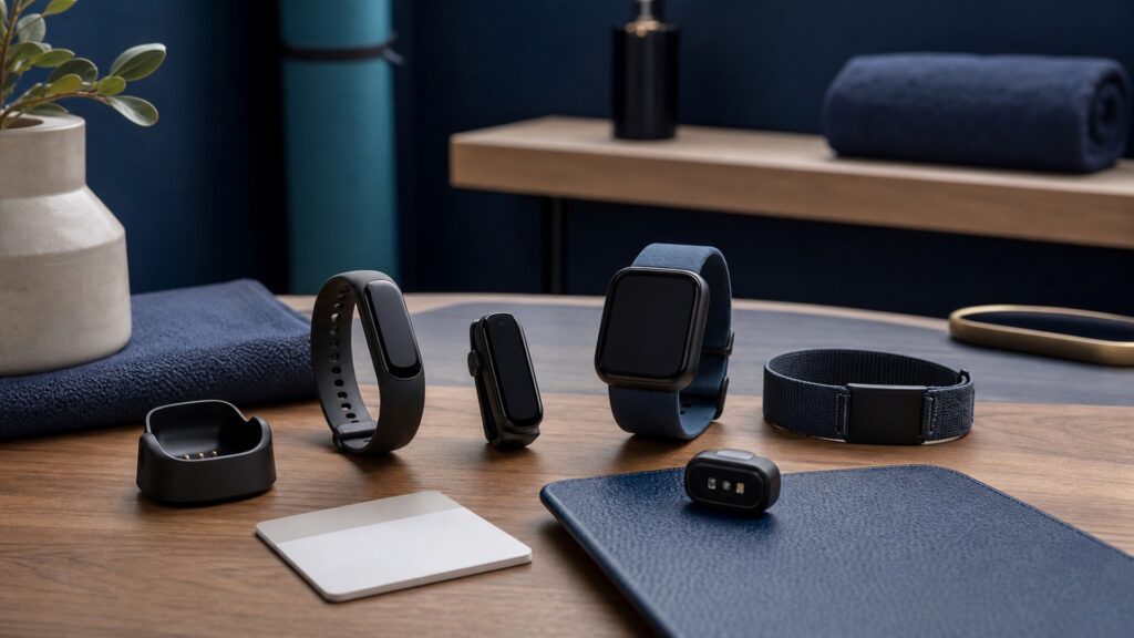 People-free editorial still life illustrating sensor position contact sampling artifact algorithm reference and trend