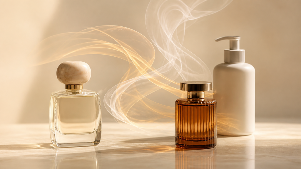fragrance layering explainer hero image for Review Streets