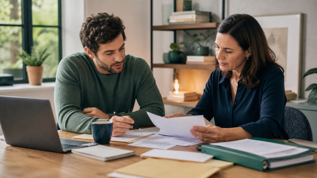 Editorial business scene illustrating freelancer tax software operating model