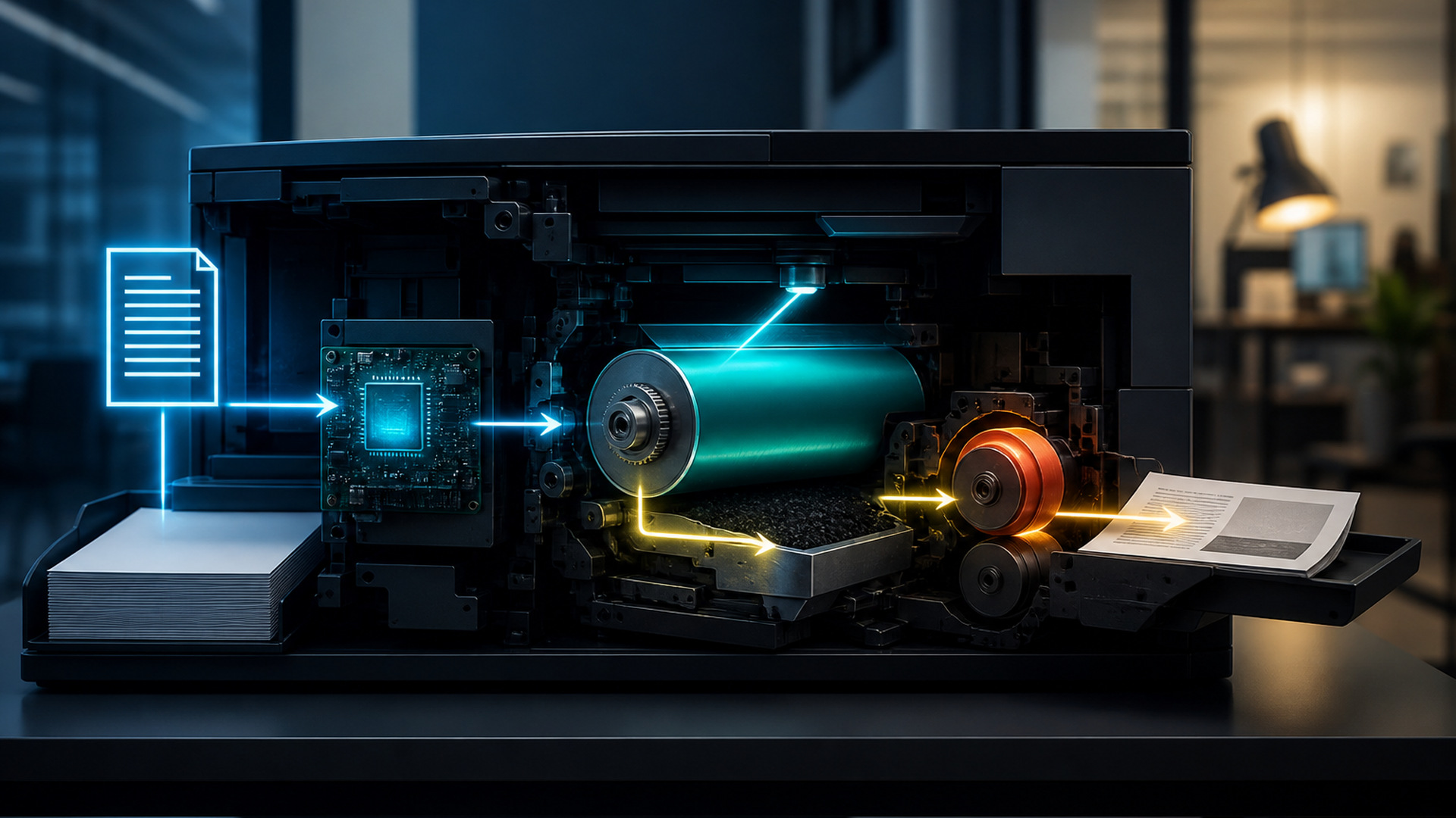 Why Laser Office Printers Data Flow Matters