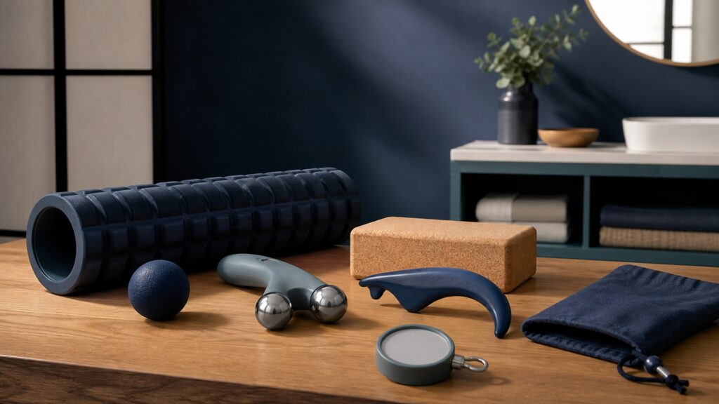 People-free editorial still life illustrating inspect choose test control avoid reassess clean and stop cycle