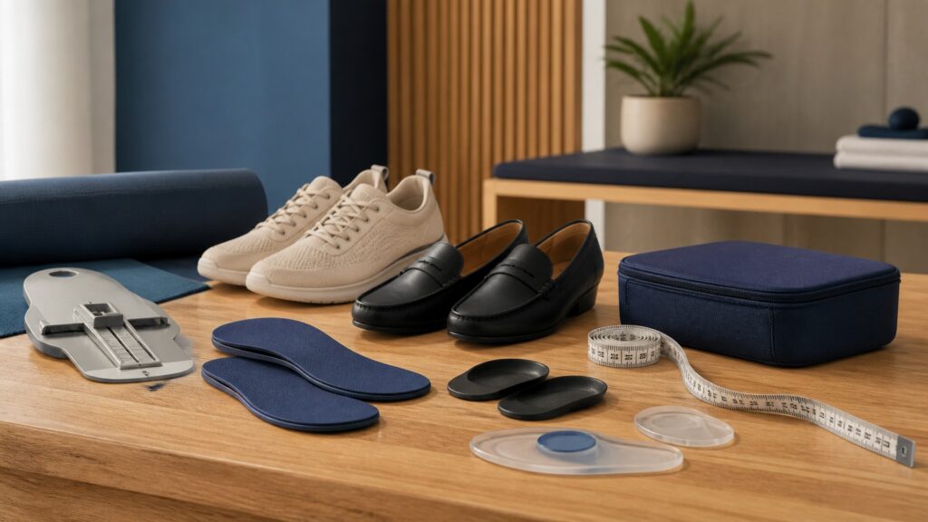 People-free editorial still life illustrating fit insert acclimate inspect clean and replace cycle