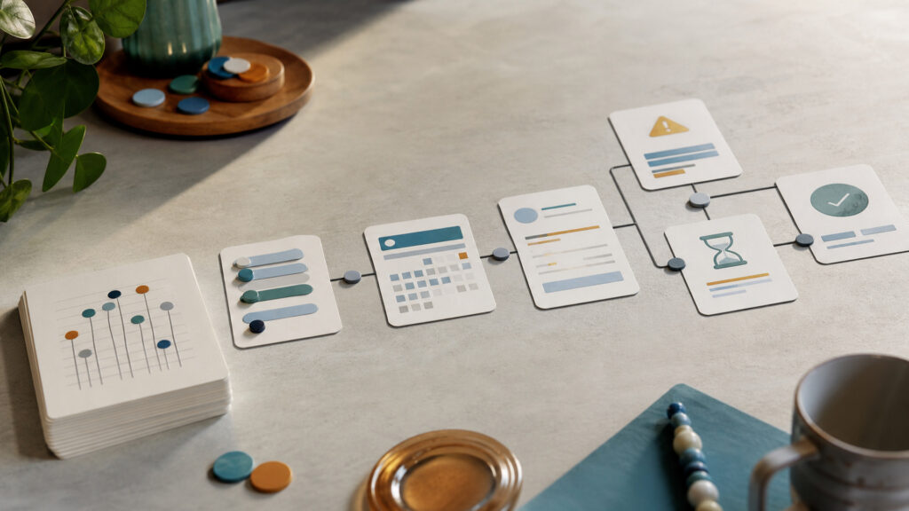 Editorial business scene illustrating recurring billing software data flow