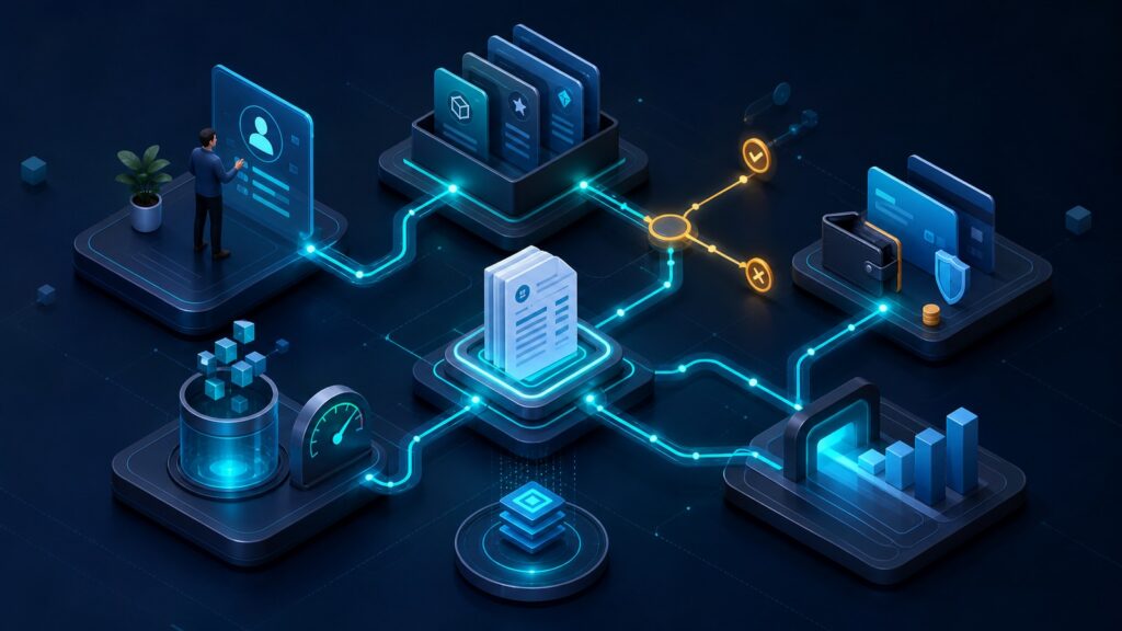 Editorial business scene illustrating subscription billing platforms operating model