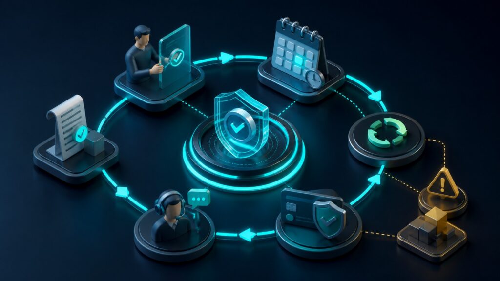 Editorial business scene illustrating subscription payment gateways operating model