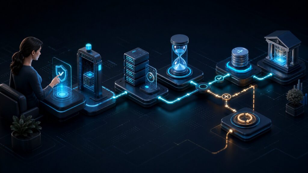 Editorial business scene illustrating subscription payment gateways workflow role