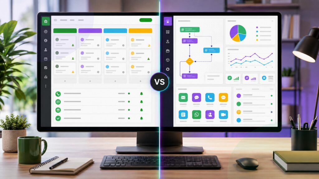 Pipedrive vs Zoho CRM business comparison image