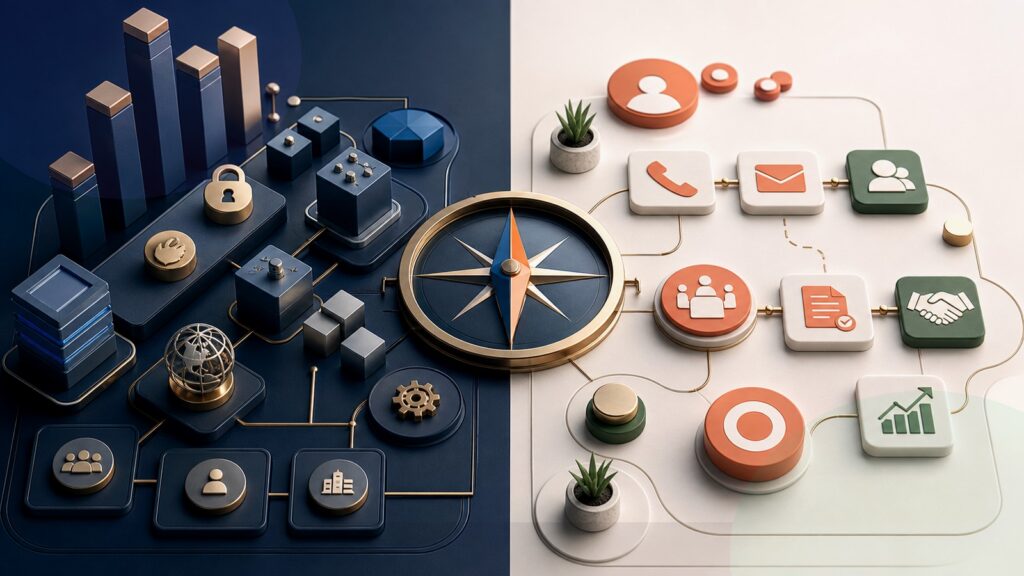 Salesforce Sales Cloud vs HubSpot Sales Hub business comparison image