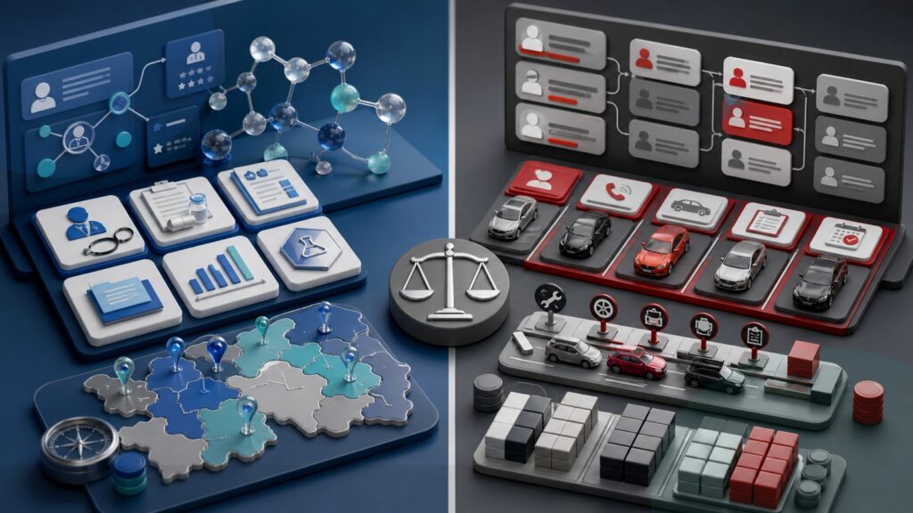 Veeva CRM vs DealerSocket CRM business comparison image