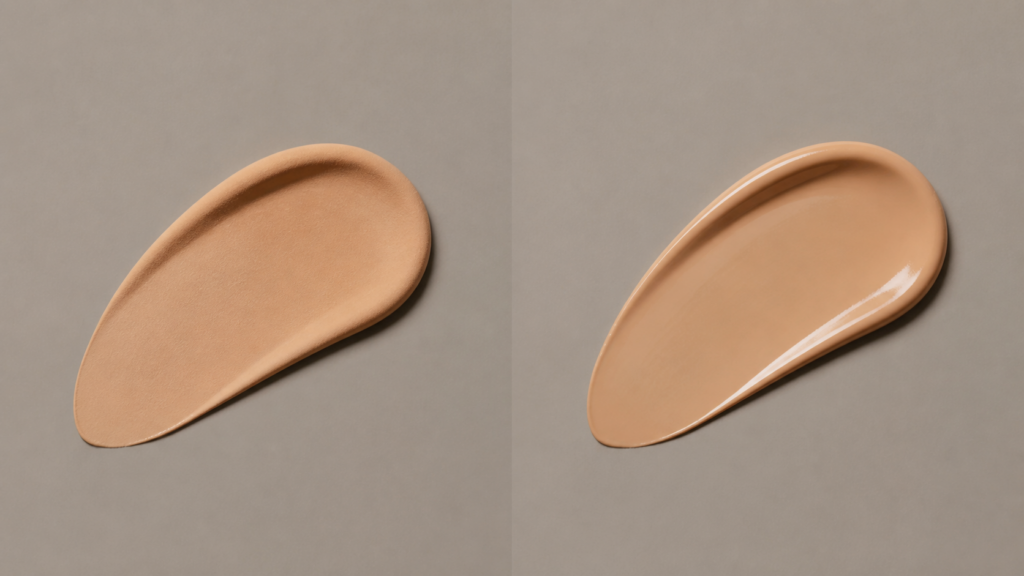matte makeup vs dewy makeup explainer hero image for Review Streets