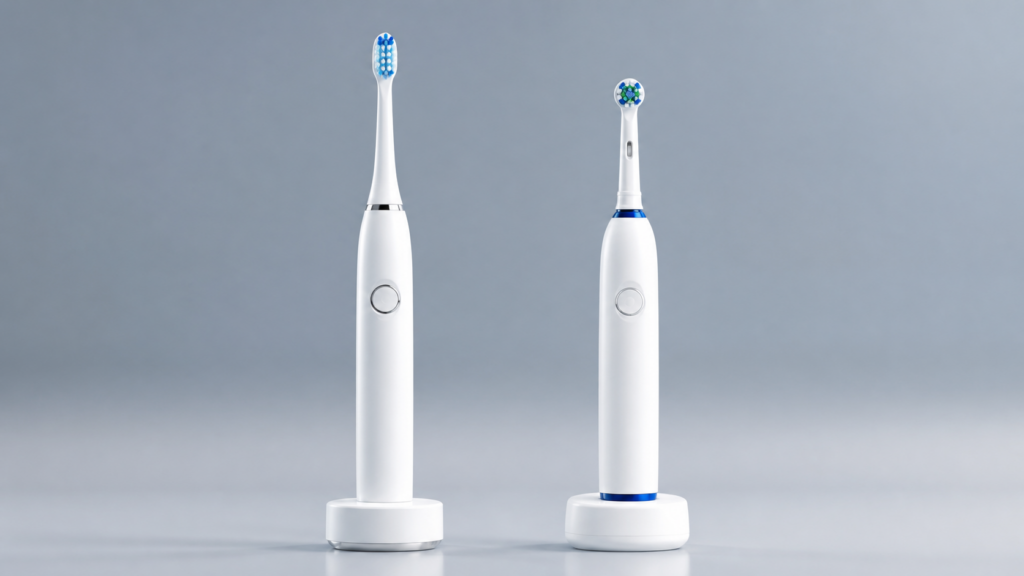 sonic vs oscillating toothbrushes explainer hero image for Review Streets