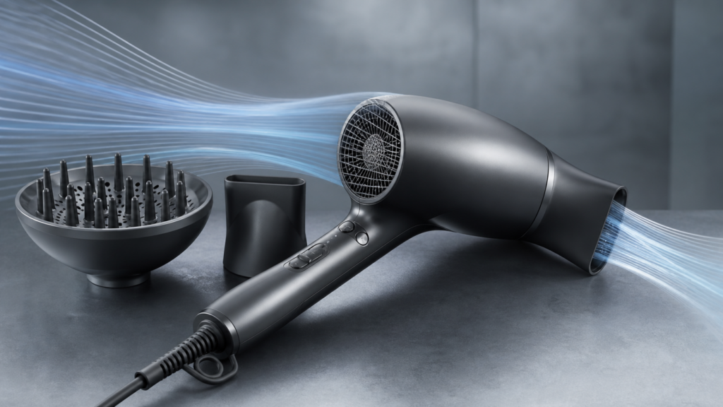 hair dryer technology explainer hero image for Review Streets