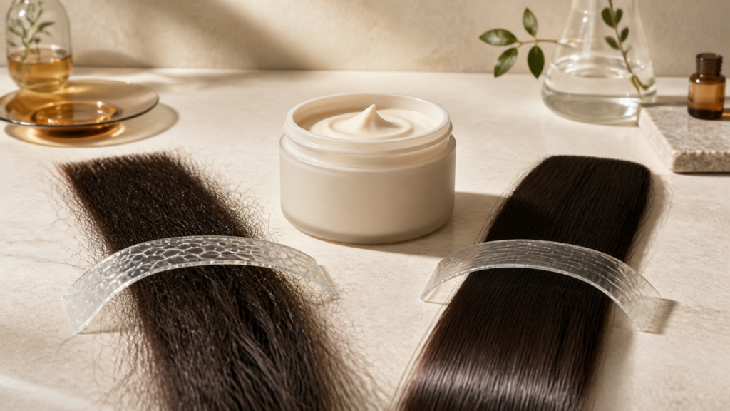 hair strengthening treatments explainer hero image for Review Streets