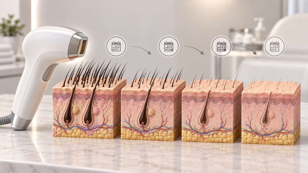 long-term hair reduction explainer hero image for Review Streets
