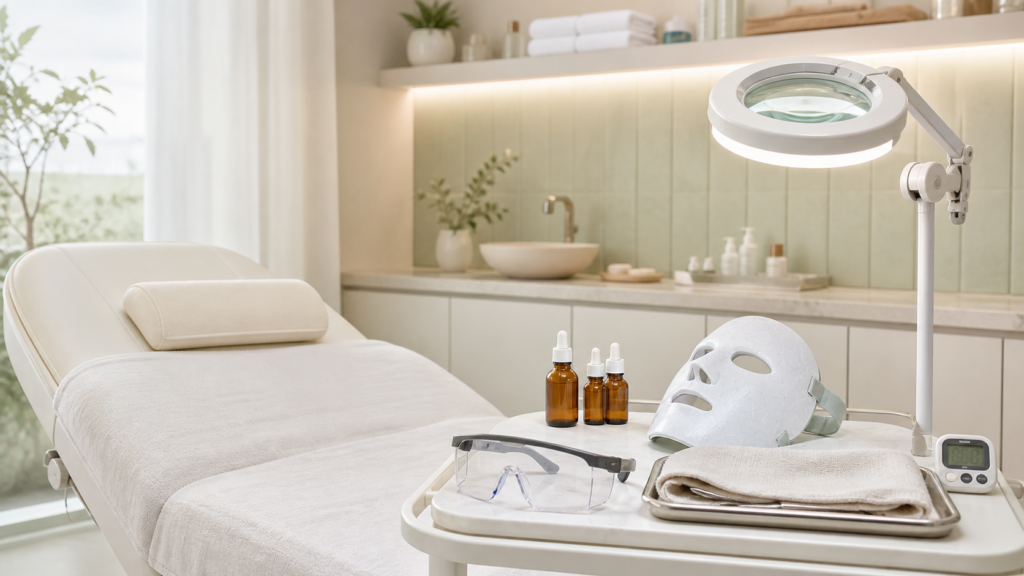 professional skincare treatments explainer hero image for Review Streets