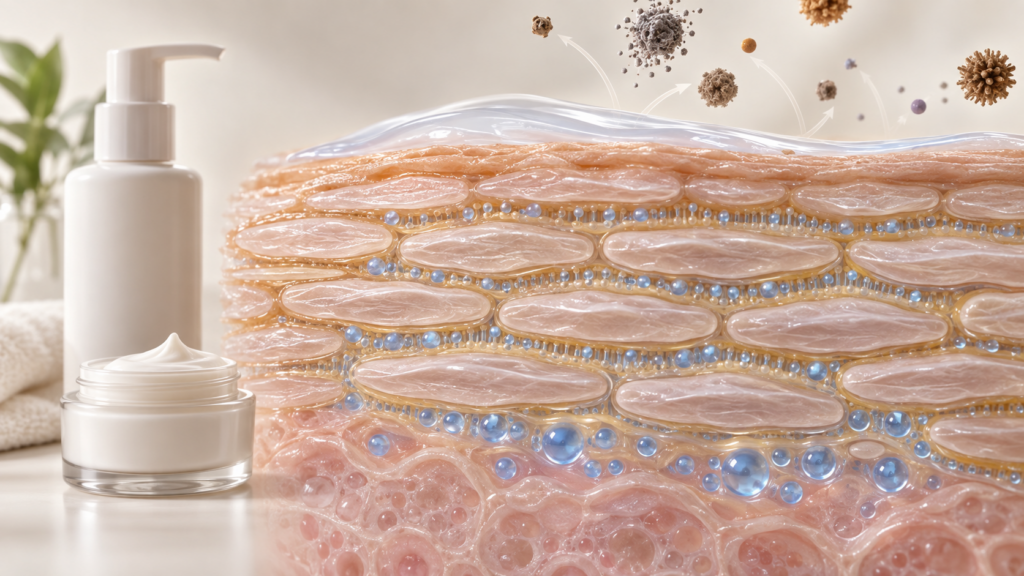 skin barrier health explainer hero image for Review Streets